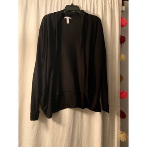 Black cardigan